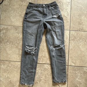American Eagle Distressed Gray Women's Jeans